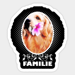 Hund Familie Sticker